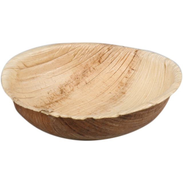 Sausbakje Biodore Palmblad 75ml dia 9,5cm 25/pk # 521204