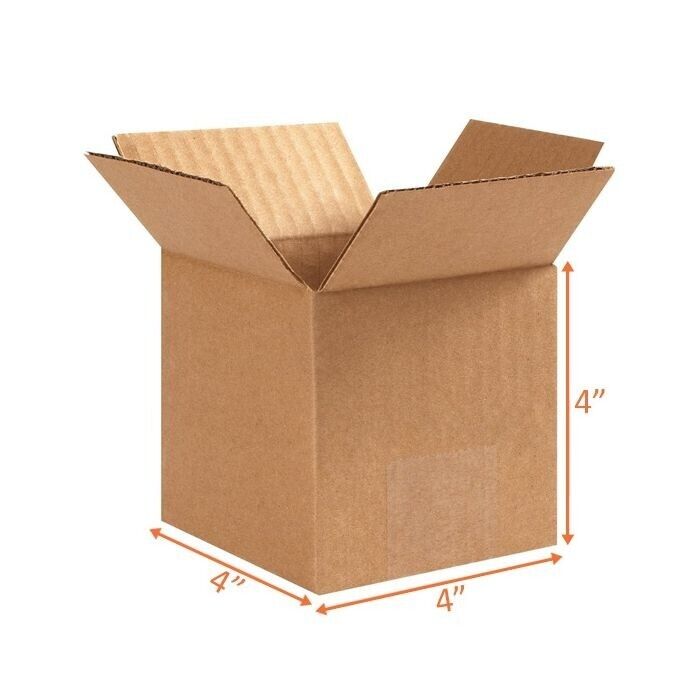 Carton 4" Cube Kraft 10x10x10 cm 4x4x4"