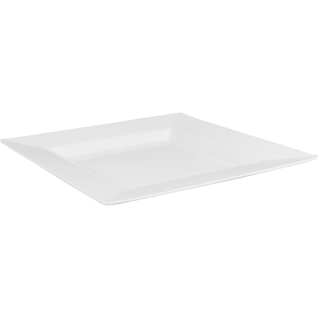 Bord Vierkant Large Wit 240mm (20st/pak)