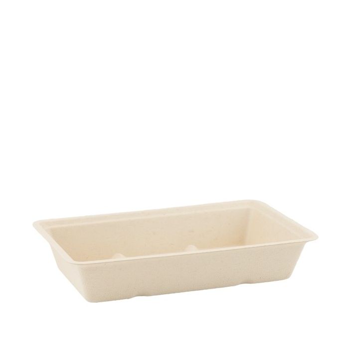 Suikerriet/Bagasse Snackbakje A14 (50st/pak)