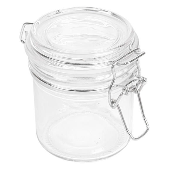 Glazen wekpot / Storage Jar 250ml / 8,5x10cm clear glass (per stuk)