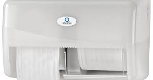 Qleaniq Toiletpapier Dispenser Wit (Geschikt voor toiletpapier 686506 zonder dop)