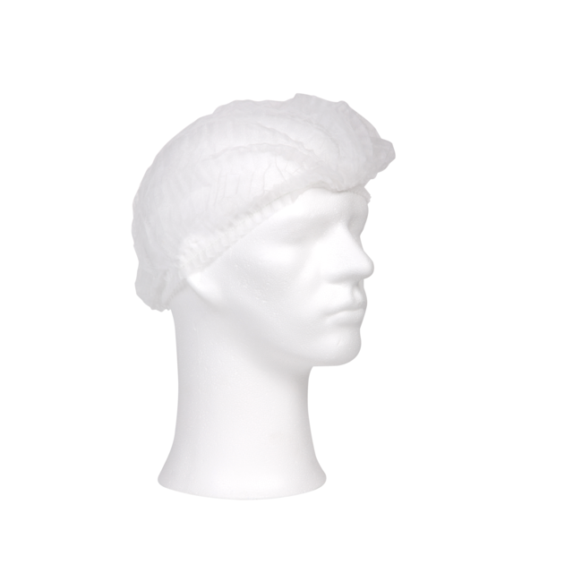 Haarnet non-woven Wit One-Size-Fits-All (100st/doos)