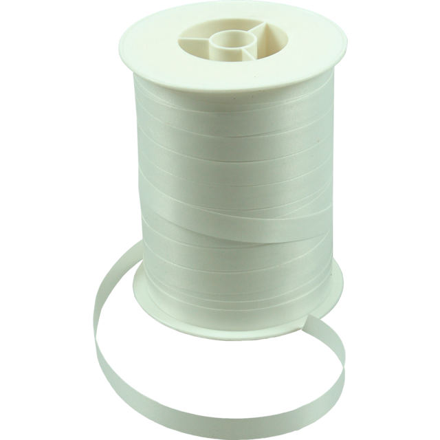 Krullint poly Wit 10mm x 250mtr (per spoel)