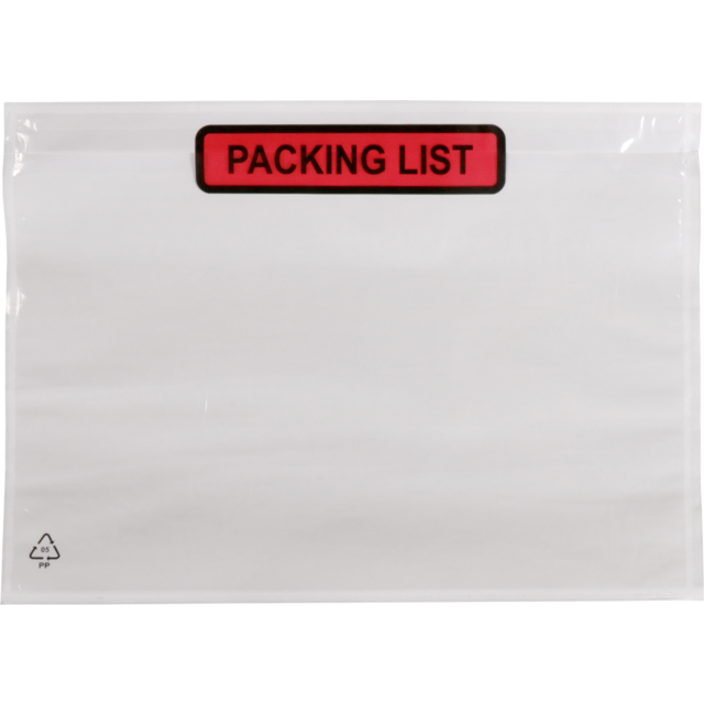 Zelfklevend envelop Paklijst A5 235x175mm 1000st/ds C5