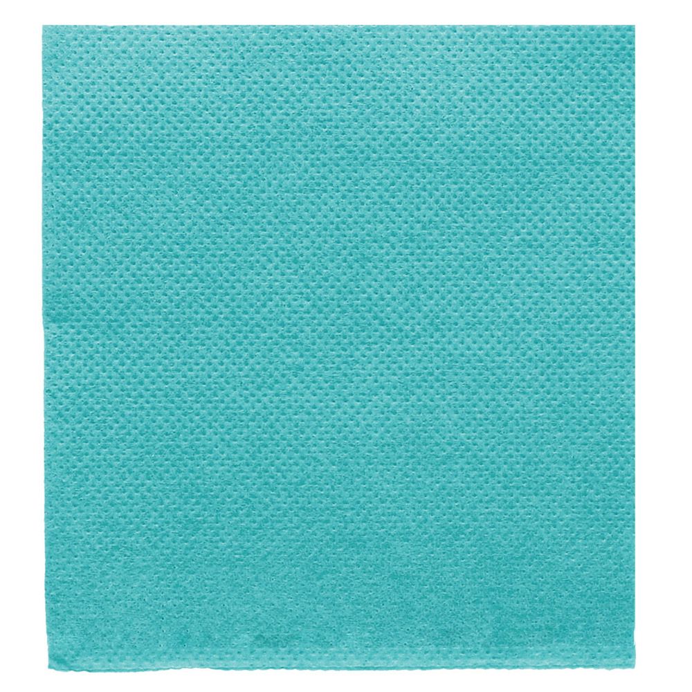 Napkins Double Point Turquoise Blue 20x20cm 1/4-fold (24x100pcs/cs)