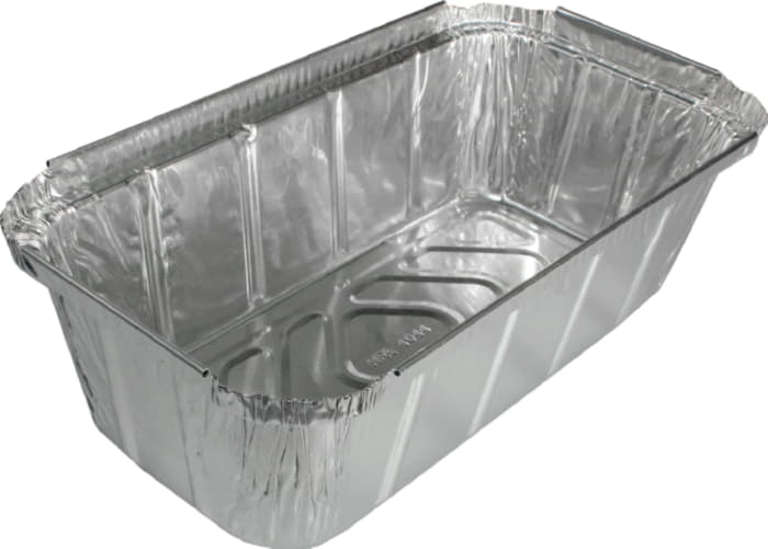 Alu Loaf Pan (Ivcel) Foil HFL 4044 1.5 Lb 20x10x6 cm 500st/ds
