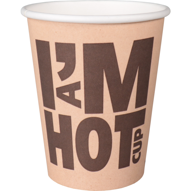 Coffee cup "I'm a Hot Cup"  12oz/350ml (1000st/doos) 700076