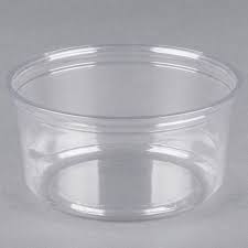 PETE Deli Alur. Clear container 12oz FK- RD12  500 pcs/cs