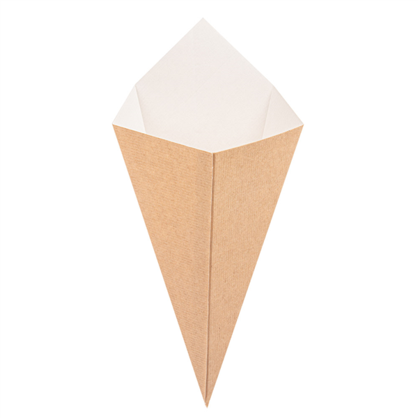 Cardboard Cones The Pack Natural Kraft 15,7x26,8cm (200st/pak)