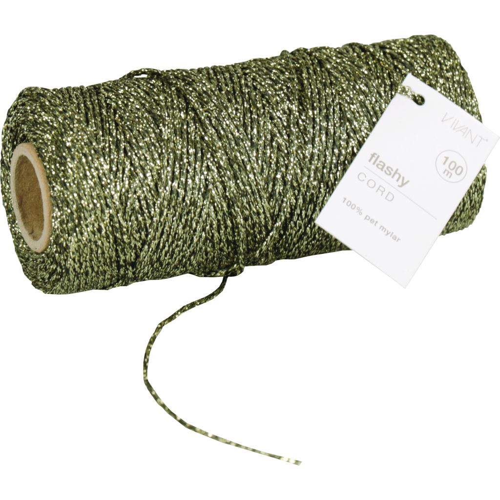 Koord Flashy Groen 100ml (diam. 1,5mm) / per rol
