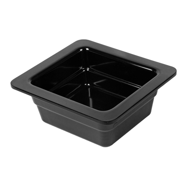 Melamine Gastronorm bak Black GN-1/6 (65mm hoog) per stuk