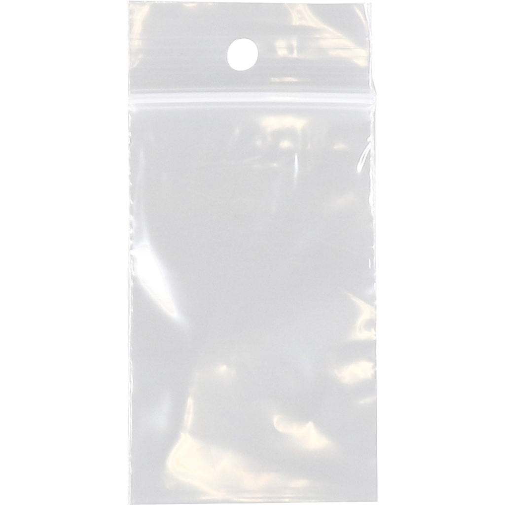Sluitgrip/ziplock zakjes 5,5x6,5cm (2.1x2.6") - 50my (1000st/doos)