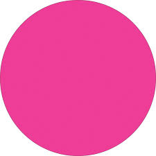 Round Labels Fluorescent Pink 2" (500pcs/roll)