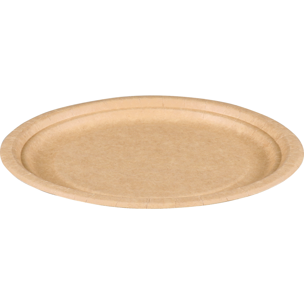Bord Rond Kraft Diameter 18cm (100st/krimp)