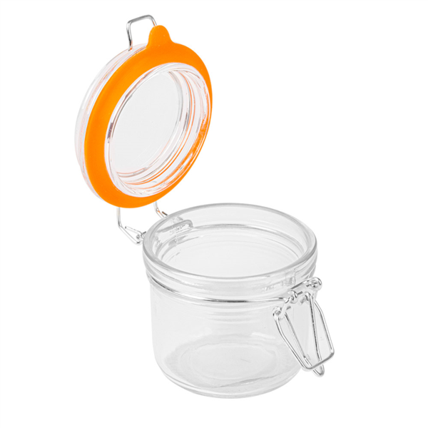 Storage Jar Clear Glass 200ml (per stuk)