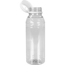 PET fles Rond/Transparant 330ml incl. transparante dop (240st/doos)