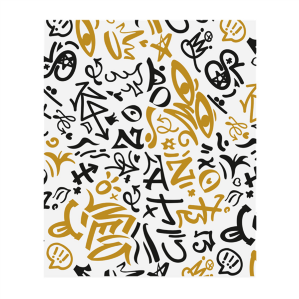 Greaseproof Paper Pfas Free "Graffiti" 28x34cm White (1000st/pack)