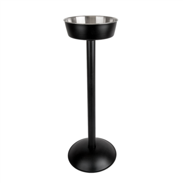 Stand for Icebucket "Artinox" 22x70cm Matt Black Stainless Steel (per stuk)