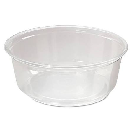 PETE Deli Alur. Clear container 8oz FK-RD8 (50 pcs/pack)
