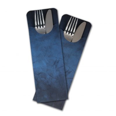 NapTidi Pro (234,5x80mm) met flap. Petrol Blue / white napkin (520st/doos)