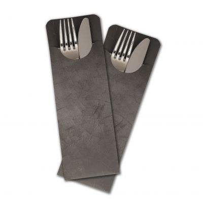NapTidi Pro (234,5x80mm) met flap. Space Grey / white napkin (520st/doos)