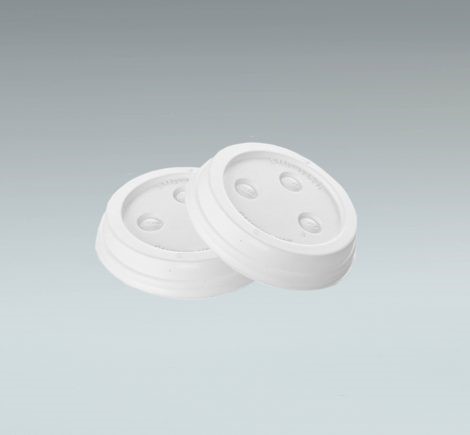 Dome Hot Cup 10oz. Sip Through Lid  100/pk