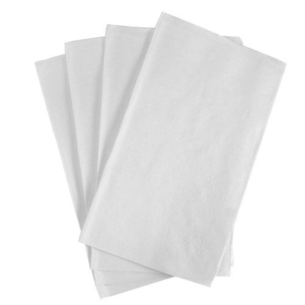 Dinner Napkins White 2-ply 1/8 gev. 15x17" (150st/pack)