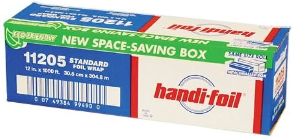 Standard rol Alu Foil wrap 12"x1000' "Handy-foil"