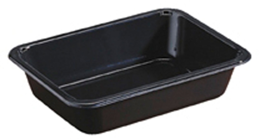 Duni Tray Comp. Rectang. CPET BLK 171x127x35mm (900pcs/cs)
