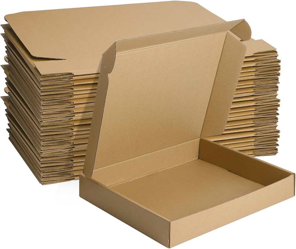 Carton 13x10x2"  / 33x25x5cm Kraft (per stuk)