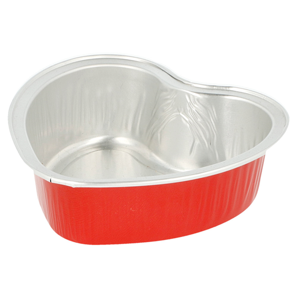 Bakery Container 100ml 8,8x8,8x3cm Red (100st/pak)