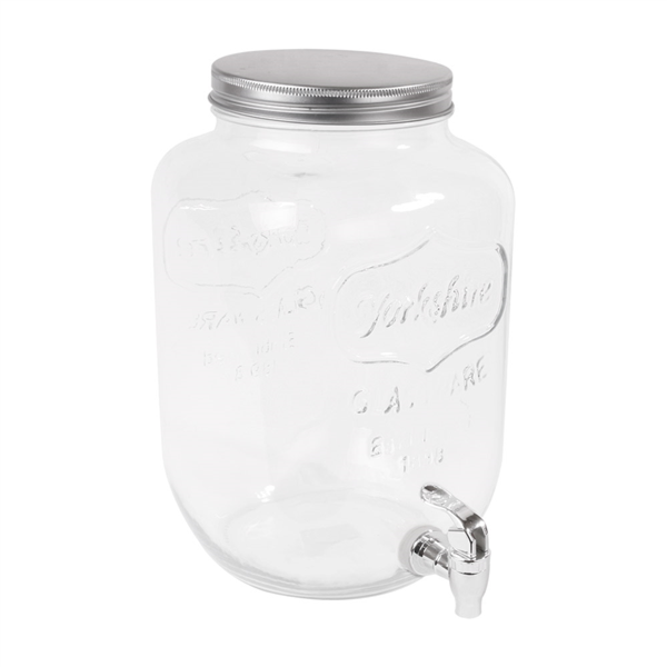 Beverage dispenser 8L (19,5x31cm) Clear Glass (per stuk)