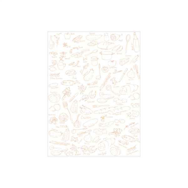 Greaseproof wrapping paper "Deli" 34gsm 35x26cm White (500sheets/pack)