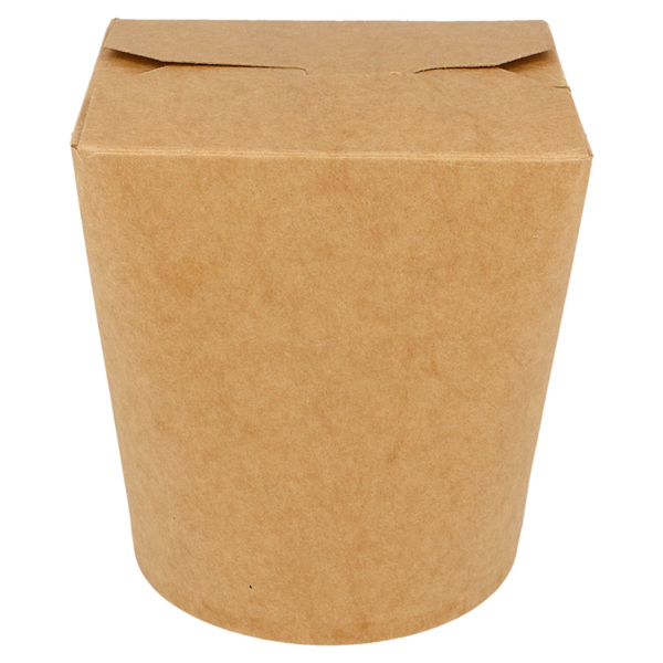 Noodle Box Smart Serve 960ml 9x10,8cm Natural Kraft (50st/pak) 32oz