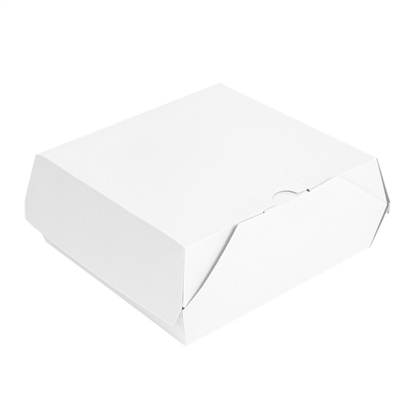 "The Pack" Lunchbox 21x20,5x8cm White Nano-Micro Corrugated Cardboard (50st/pak)