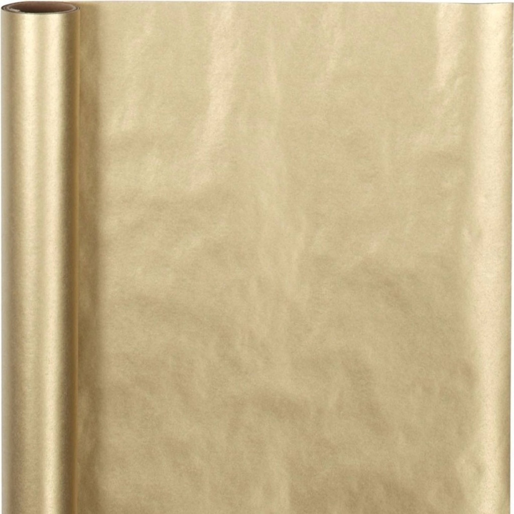 kadopapier Goud 50cmx200mtr (per rol)