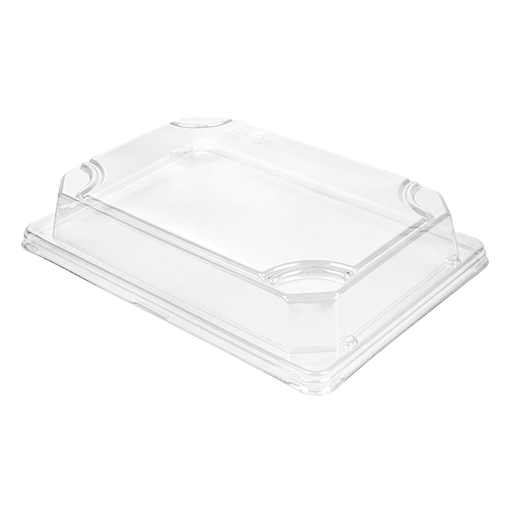 [211.73] Lids for item 212.95 "Bionic" 19x13,6x3,2cm Clear OPS (50st/pack)