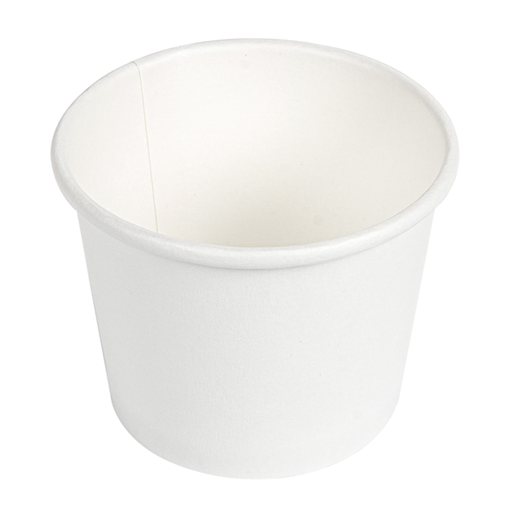 [254.44] Small containers 60ml/2oz White cardboard (50st/pak) Bijbehorende lid: 254.42