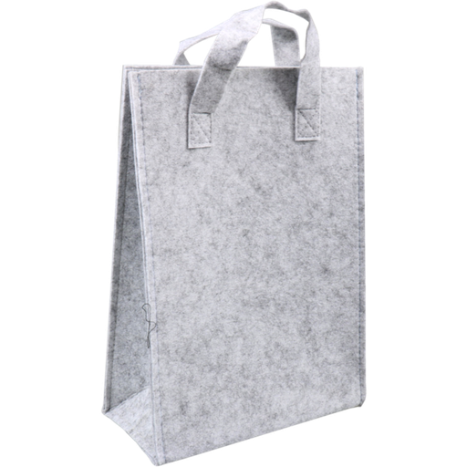 [270727] Vilten tas grijs 23x10x33cm (per stuk)