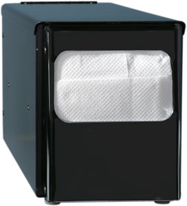 [315913] Napkin Dispenser Metal Black for 25x30cm nap. per pc