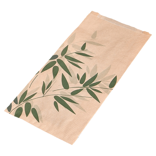 [355.14] Bags "Feel Green" 2kg 32GSM 19+8x35cm Natural Kraft (250pcs/pack)