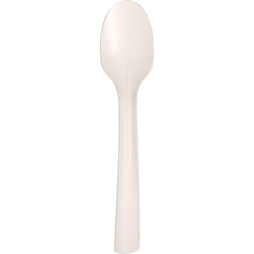 [457022] Biodore papieren lepel 17.5cm Wit (50st/pak)