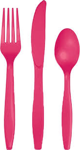 [457275] Vork / Fork 180mm Fuchsia (20st/krimp)