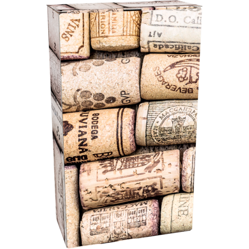 [475045] 2-fles wijn kokerdoos "Corck" 19x9,5x33cm (Per stuk)