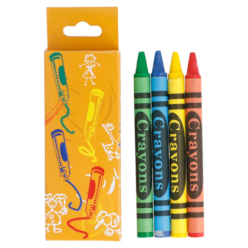 [137.51] Doosje met 4 kleur krijtjes (Crayons)
