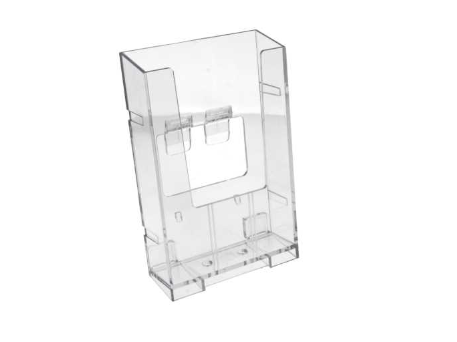 [199.81] Flier Holder 1/3 DIN A4 Clear PS per Unit (Stuk)