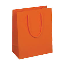 [203511] Matte Eurotote Orange . 8x4x10"  25pc/pk