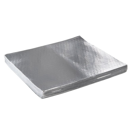 [841] Sandwich Wrap Foil Larger sandwich sheet Silver 14x16"  BA-841 - 500 sheets/pak