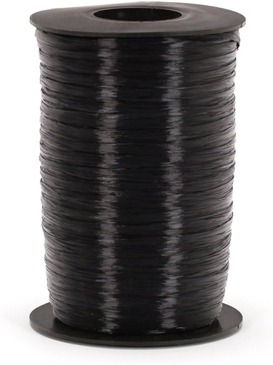 [50847] Wraphia Pearlized Imperial Charcoal 100 yds A50847